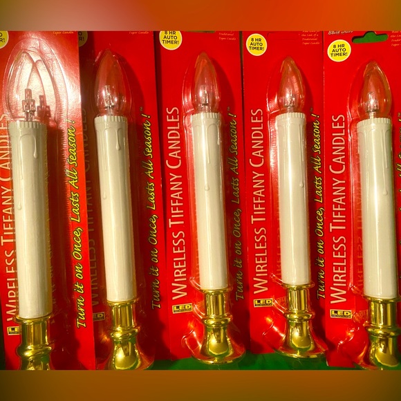 Other Wireless Tiffany Candles Led Poshmark